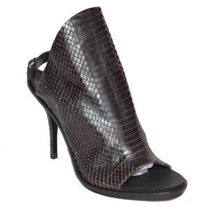 BALENCIAGA exotic snakeskin GLOVE slingback sandals mules 40/9 NIB